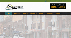 Desktop Screenshot of mountainairutah.com